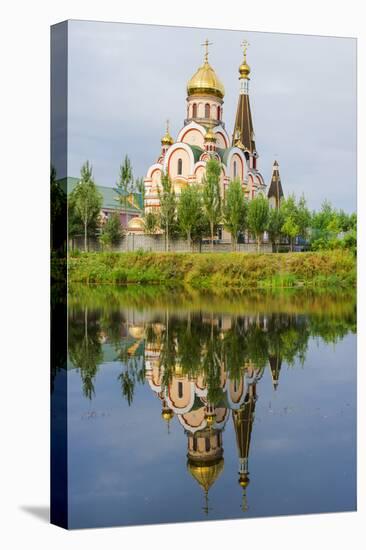 Church of the Exaltation of the Holy Cross, Almaty, Kazakhstan, Central Asia, Asia-G&M Therin-Weise-Premier Image Canvas