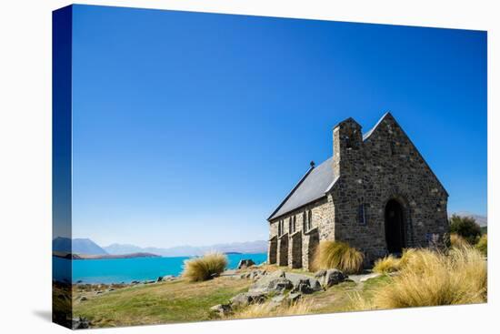 Church of the Good Shepherd, an old church overlooking Lake Tekapo, Tekapo, New Zealand-Logan Brown-Premier Image Canvas