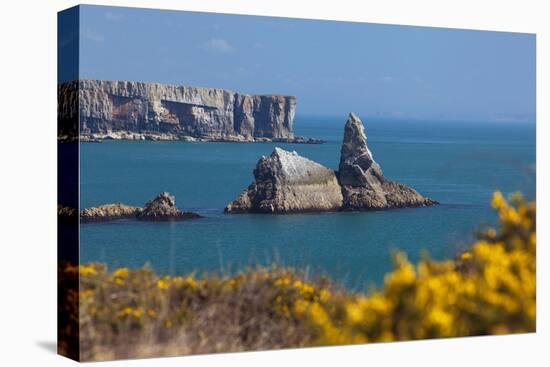 Church Rock, Broad Haven Beach, Pembrokeshire, West Wales, Wales, United Kingdom-Billy Stock-Premier Image Canvas