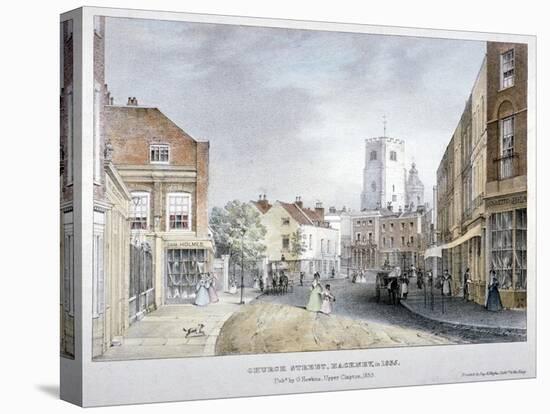 Church Street, Hackney, London, 1835-Day & Haghe-Premier Image Canvas
