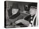 Churchill & Baruch talk in car in front of Baruch's home, 1961-Ed Ford-Premier Image Canvas