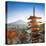 Chureito Pagoda with Mount Fuji during autumn season, Fujiyoshida, Yamanashi prefecture, Japan-Jan Christopher Becke-Premier Image Canvas