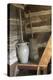 Churns in Norwegian Immigrants’ Milk Shed at Kvaale Farm, as 1865, at Old World Wisconsin-null-Premier Image Canvas