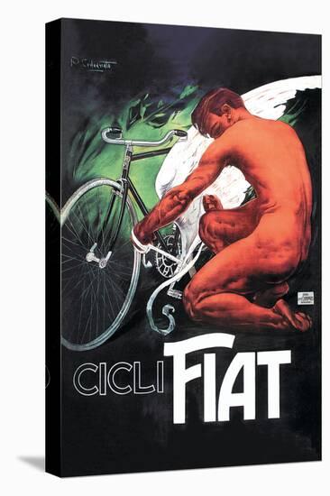 Cicli Fiat-null-Stretched Canvas