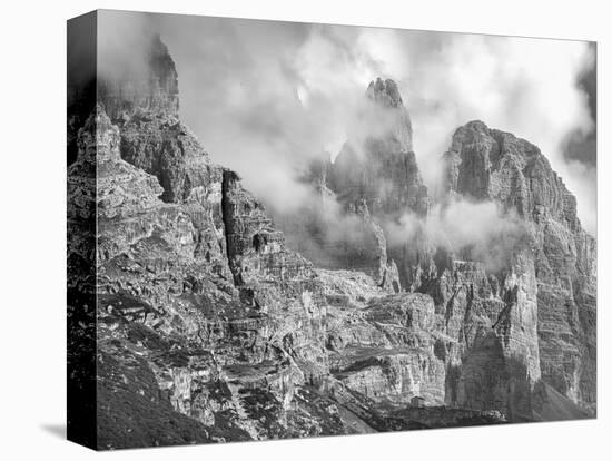 Cima Brenta from Val Rendena. The Brenta Dolomites, Italy, Trentino, Val Rendena-Martin Zwick-Premier Image Canvas