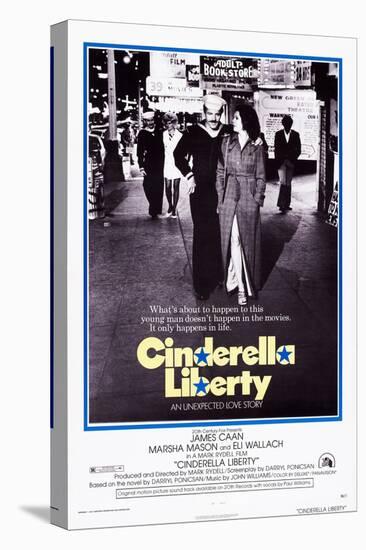 Cinderella Liberty, from Left: James Caan, Marsha Mason, 1973-null-Stretched Canvas