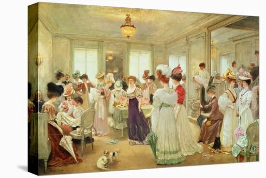 Cinq Heures Chez Le Couturier Paquin, 1906-Henri Gervex-Premier Image Canvas