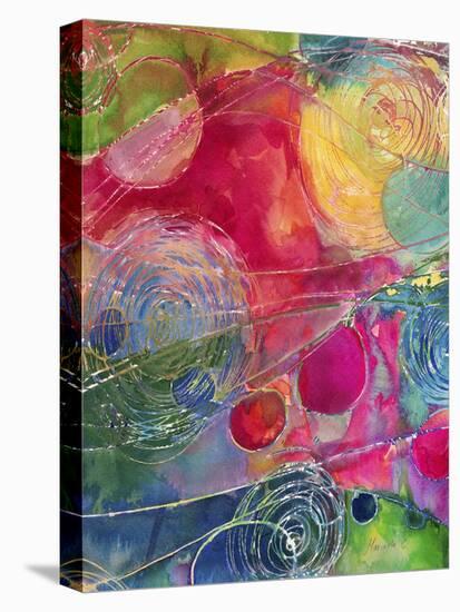 Circles And Waves 2-Marietta Cohen Art and Design-Premier Image Canvas