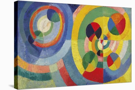 Circular Forms, 1930-Robert Delaunay-Stretched Canvas