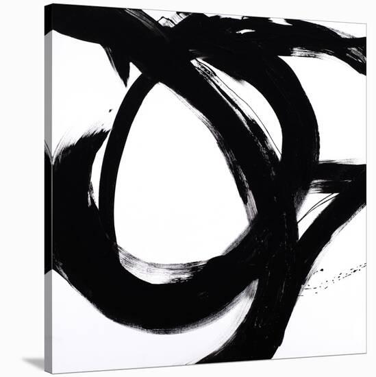 Circular Strokes I-Megan Morris-Stretched Canvas
