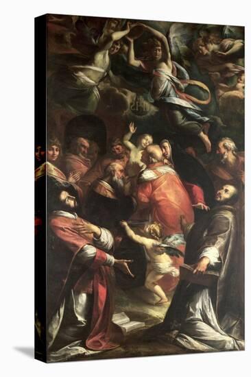 Circumcision of Christ with St. Ignatius of Loyola and St. Francis Xavier-Giulio Cesare Procaccini-Premier Image Canvas