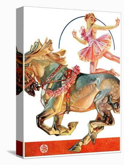 "Circus Bareback Rider,"May 14, 1932-Joseph Christian Leyendecker-Premier Image Canvas