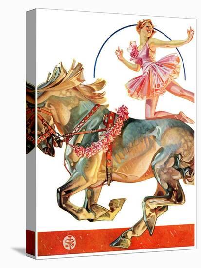 "Circus Bareback Rider,"May 14, 1932-Joseph Christian Leyendecker-Premier Image Canvas