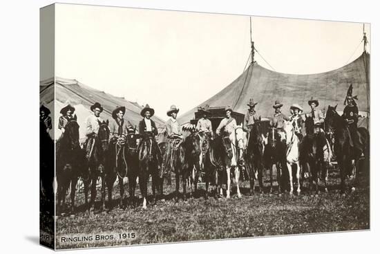 Circus Cowboys, 1915-null-Stretched Canvas