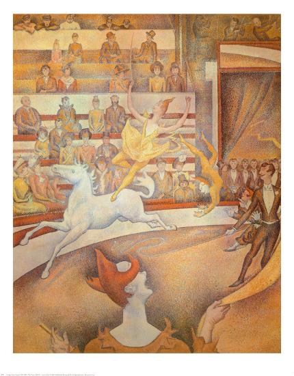 Circus-Georges Seurat-Stretched Canvas