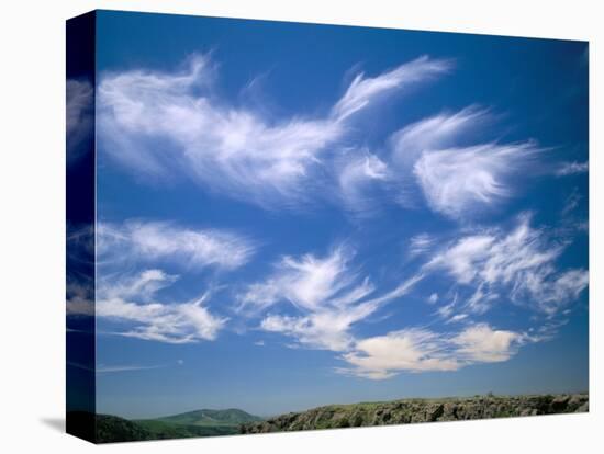 Cirrus Clouds, Tien Shan Mountains, Kazakhstan, Central Asia-N A Callow-Premier Image Canvas