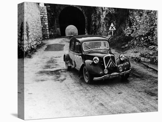 Citroën 15/6 in the Monte Carlo Rally, 1955-null-Premier Image Canvas