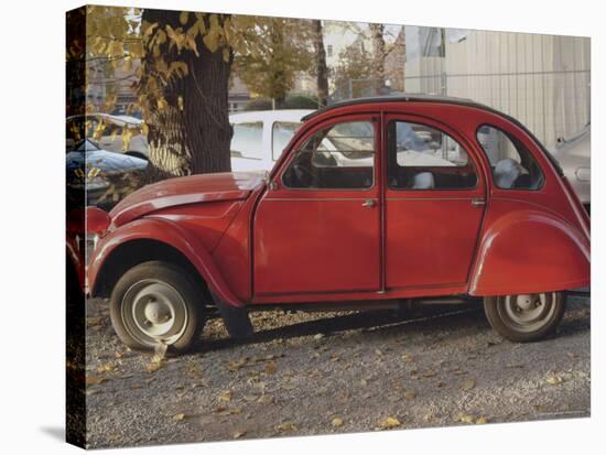 Citroen 2Cv Parked in Centre of Town, St. Omer, Pas De Calais, France-David Hughes-Premier Image Canvas