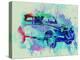 Citroen 2Cv-NaxArt-Stretched Canvas