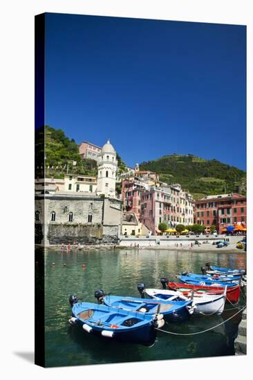 City and Church of Santa Margherita d'Antiochia of Vernazza, Italy-Terry Eggers-Premier Image Canvas