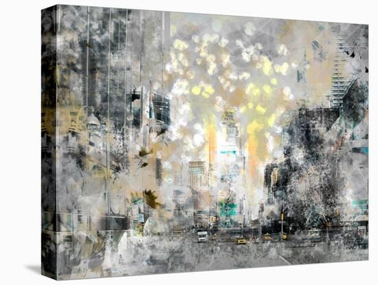 City Art Manhattan Sunflower-Melanie Viola-Stretched Canvas