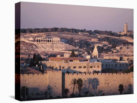 City at Dusk - Israel, Jerusalem-null-Premier Image Canvas