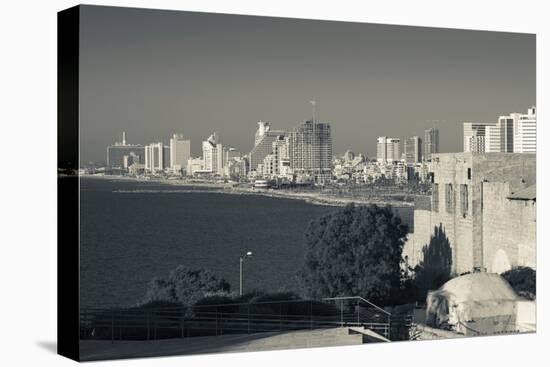 City at the waterfront, Jaffa, Tel Aviv, Israel-null-Premier Image Canvas