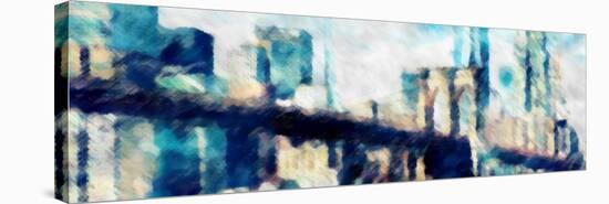 City Blue Impression-Evangeline Taylor-Stretched Canvas