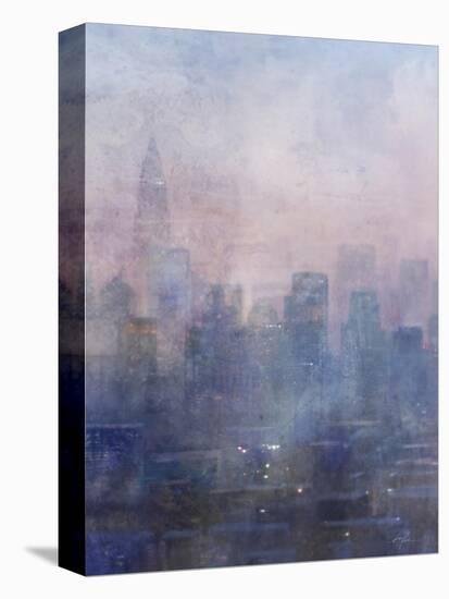 City Blues 1-Ken Roko-Stretched Canvas