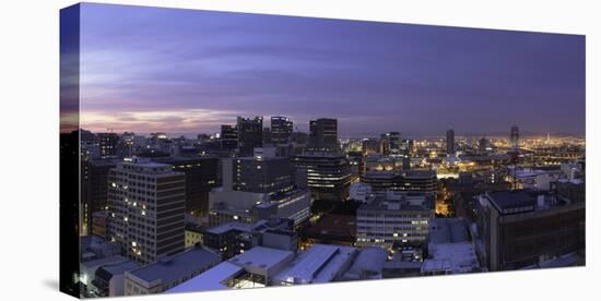 City Bowl at sunset, Cape Town, Western Cape, South Africa, Africa-Ian Trower-Premier Image Canvas