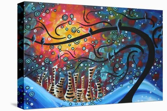 City By The Sea-Megan Aroon Duncanson-Stretched Canvas