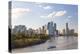 City Center and Central Business District Skyline, Brisbane, Australia-Peter Adams-Premier Image Canvas