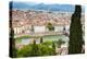 City Center of Florence, River Arno, Firenze, UNESCO, Tuscany, Italy-Nico Tondini-Premier Image Canvas