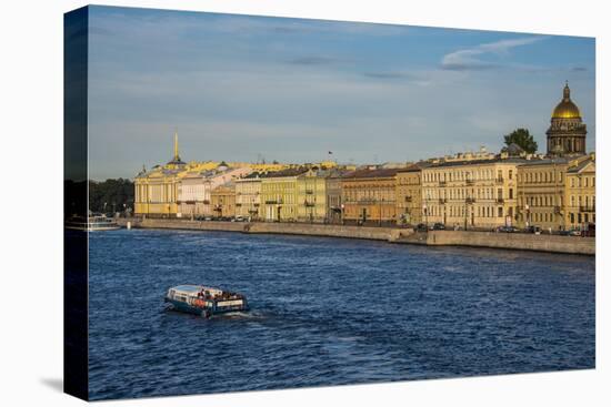 City Center of St. Petersburg from the Neva River at Sunset-Michael Runkel-Premier Image Canvas