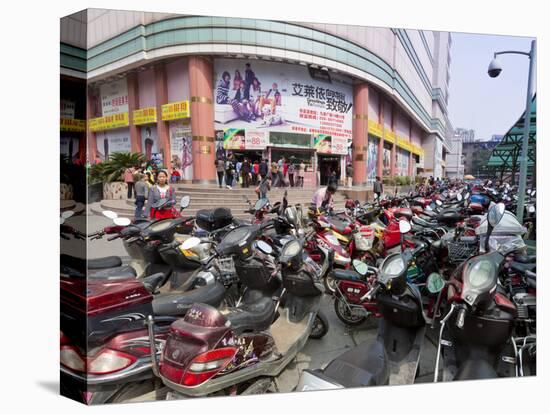 City Centre Scooters, Chengdu, Sichuan Province, China, Asia-Neale Clark-Premier Image Canvas