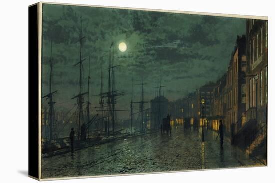 City Docks by Moonlight-John Atkinson Grimshaw-Premier Image Canvas