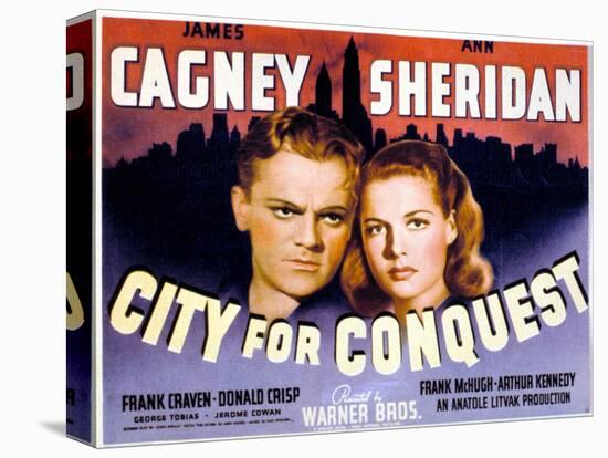 City for Conquest, James Cagney, Ann Sheridan, 1940-null-Stretched Canvas