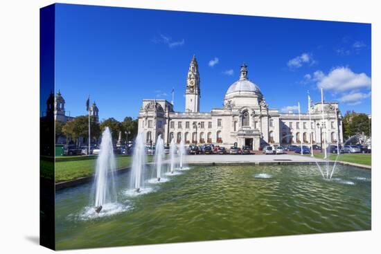 City Hall, Civic Centre, Cardiff, Wales, United Kingdom, Europe-Billy Stock-Premier Image Canvas