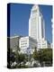 City Hall, Downtown, Los Angeles, California, USA-Ethel Davies-Premier Image Canvas