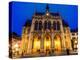 City Hall, Erfurt, Evening Mood-Frina-Premier Image Canvas