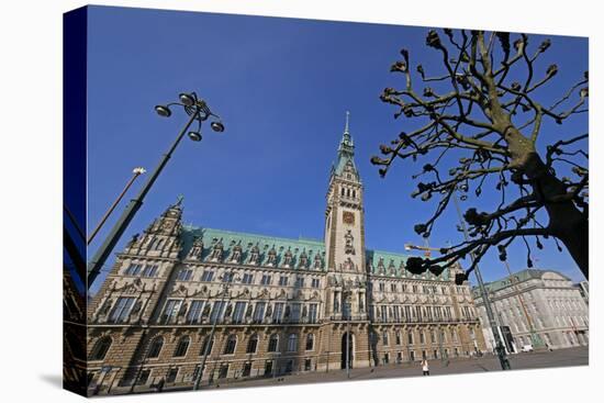 City Hall, Hamburg, Germany, Europe-Hans-Peter Merten-Premier Image Canvas