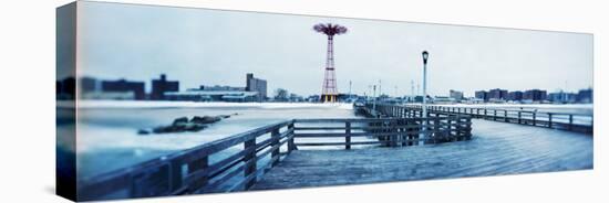 City in Winter, Coney Island, Brooklyn, New York City, New York State, USA-null-Premier Image Canvas