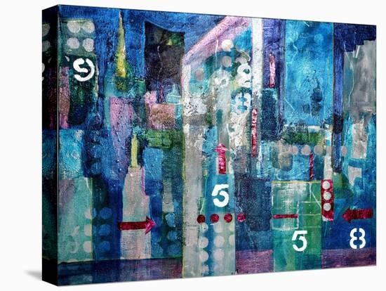 City Lights- London-Margaret Coxall-Premier Image Canvas