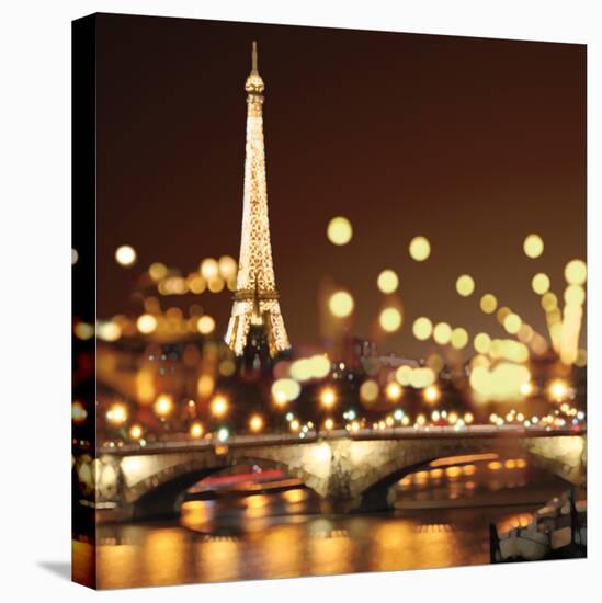 City Lights-Paris-Kate Carrigan-Stretched Canvas