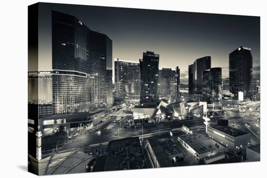 City Lit Up at Dusk, Citycenter Las Vegas, Las Vegas Strip, Las Vegas, Nevada, USA-null-Premier Image Canvas