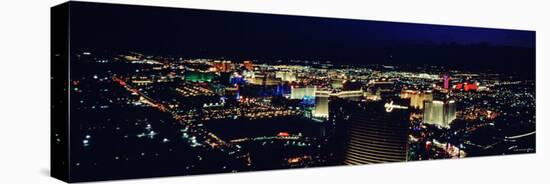 City Lit Up at Night, the Strip, Las Vegas, Nevada, USA-null-Premier Image Canvas