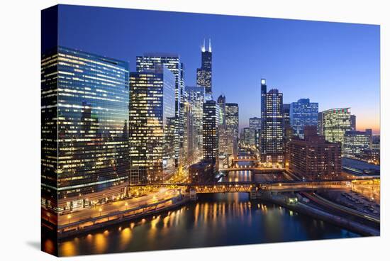 City of Chicago-null-Stretched Canvas