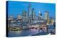 City of London skyline from The Tate, London-Charles Bowman-Premier Image Canvas