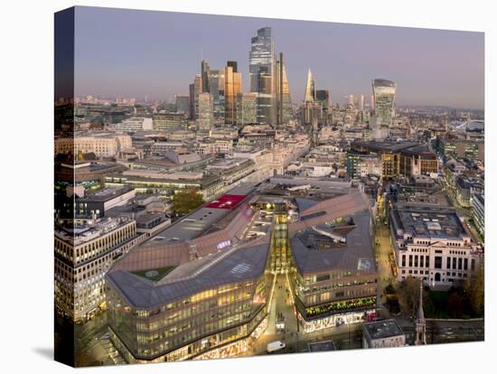 City of London, Square Mile, image shows completed 22 Bishopsgate tower, London, England-Charles Bowman-Premier Image Canvas