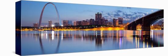 City of St. Louis Skyline.-rudi1976-Premier Image Canvas